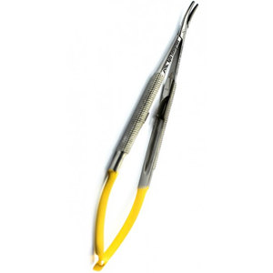 Porte-aiguilles Castroviejo en acier inoxydable, instrument chirurgical pour microchirurgie ophtalmique, vétérinaire et suture médicale - Product Image 2