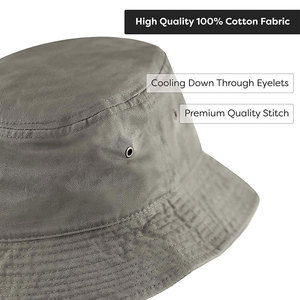 Sombrero de Pescador de Verano de Alta Calidad 100% Algodón para Hombre y Mujer, Diferentes Colores, Unisex, Marca Fortleo - Product Image 6