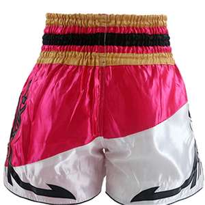 Pantalones Cortos Tradicionales de Muay Thai, Personalizados, de Satén, para Entrenamiento de Artes Marciales, Venta al Por Mayor, OEM - Product Image 5