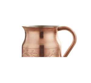 Carafe en métal finition cuivre personnalisée pour vin, eau, fêtes – Design durable, faite à la main, décoration maison et cuisine - Product Image 5