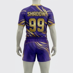 Custom Full Sublimation <b>Polyester</b> Rugby Uniform Sports Rugby Uniform Set New Style Design Rugby Jerseys and Rugby Uniforms <b>Shirt</b> - Product Image 2