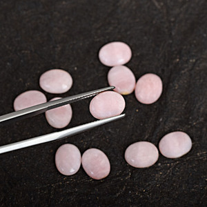 Opale rose naturelle, cabochon plat, pierre polie, pour la fabrication de bijoux, vente en gros, fabricant indien, haute qualité - Product Image 5