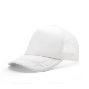 <b>Flat</b> brim trucker <b>hats</b> with mesh back construction custom embroidery printing woven patches and wholesale headwear production - Product Image 3