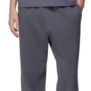 Pantalon de survêtement unisexe premium coupe ample en molleton de coton doux, avec taille élastique et cordon de serrage, pour le sport, la gym et les entraînements - Product Image 3