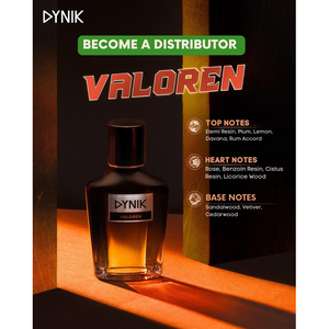 Vente en gros B2B DYNIK Parfum pour homme Valoren 50ml, parfum boisé sophistiqué et moderne, longue tenue, taille standard de luxe - Product Image 5