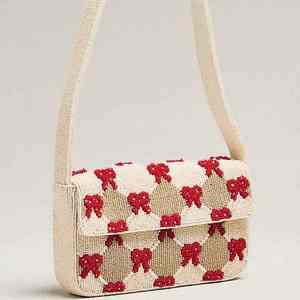 Bolsos de hombro tipo clutch de lujo con cuentas y bordados de cuentas de semillas. Bolso personalizado hecho en India. - Product Image 6