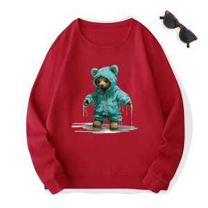 Custom Winter Women's O <b>Neck</b> Knitted Hoodie Front Logo Customized Color Eco-Friendly Fabric-Wholesale Rate Quick Dry - Product Image 6