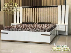 Cama de Madera de Teca Maciza Hecha a Mano, Juego de Muebles de Dormitorio de Madera de Teca Única, Juego de Dormitorio Elegante de Madera de Teca Pura - Product Image 5
