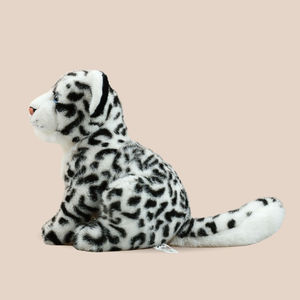 Juguetes Educativos de Peluche de Leopardo de las Nieves, Realistas, Súper Suaves, Personalizados, con Relleno de Algodón PP para Niños Pequeños - Product Image 2