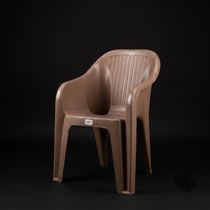 Silla Anax Box de Plástico para Sala de Estar, ANAX 0191, Silla con Respaldo Sólido, Apilable, Impermeable, Ecológica, para Dormitorio, Parque - Product Image 2