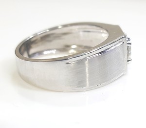 Anillo de compromiso para hombre con diamantes cultivados en laboratorio, certificados por IGI, colección para hombre, oro macizo, corte brillante, 14K, regalo de aniversario - Product Image 2