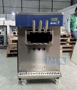 Nueva Máquina de Helado Comercial a Base de Leche ZM-168 de <span class=keywords><strong>1200W</strong></span> y 220V con 2+1 Sabores Mixtos - Product Image 3
