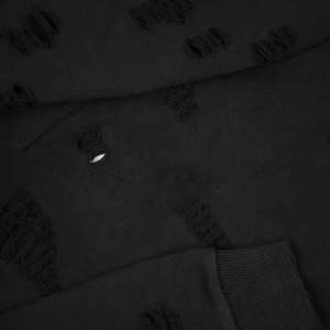 Sudaderas con Capucha Extra Grandes Personalizadas, Lavadas al Ácido, Estilo Desgastado, Ropa para Exteriores, Color Sólido, Moda Urbana para Hombre - Product Image 3