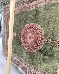 Alfombra Persa de Seda Hecha a Mano de Lujo, Alfombra Moderna con Nudos Finos, Lavable, Antideslizante, Decoración Interior Elegante - Product Image 1