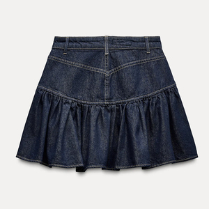 Proveedor Mayorista de Fábrica OEM con Marca Personalizada / Falda Vaquera Desgastada al por Mayor para Mujer, Estilo Roto, Falda Vaquera Streetwear - Product Image 6