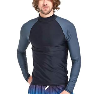 Rashguard élégant pour hommes, très vendu, respirant, confortable, de haute qualité, anti-plis, écologique, facile à laver, couleurs personnalisables sur le devant - Product Image 1