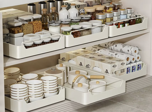 Organizador Extraíble para Debajo del Fregadero, Cajón de Almacenamiento para Cocina y Despensa con Película Nano, OEM/ODM Vietnam - Product Image 5