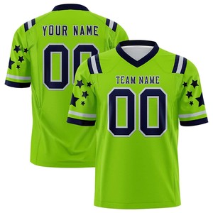 Fournisseur de maillots de football américain pour jeunes en tissu interlock pour les équipes sportives scolaires, uniformes personnalisés - Product Image 3