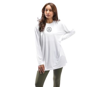 Camiseta Deportiva de Manga Larga para Mujer, Color Blanco, Transpirable, de Secado Rápido, Ligera, para Gimnasio, Fitness, Running y Entrenamiento - Product Image 1