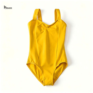 Leotardo de Terciopelo de Alta Calidad para Niñas, 240 GSM, Poliéster, con Tirantes, Suave y Elástico, para Danza, Entrenamiento, Gimnasia, Venta al Por Mayor - Product Image 1