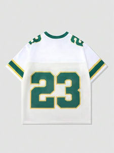 Nouveau produit de qualité supérieure, meilleur design, maillot de football américain pour hommes à manches courtes pour vêtements de sport, broderie avec logo personnalisé - Product Image 2