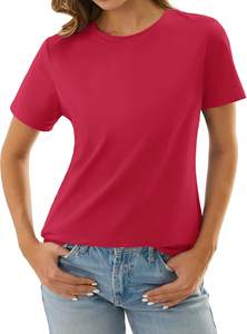 Camiseta Elegante para Mujer, Tejido Suave, Sensación Ligeras, Ajuste Transpirable, Textura Agradable, Elasticidad Suave, Comodidad Diaria, Ecológica, Secado Rápido, Moderna - Product Image 5