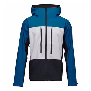 Custom <b>Men</b> Winter Windproof Waterproof Breathable Eco Friendly Zipper Snowboard Ski Suit <b>Jacket</b> Outerwear <b>Lightweight</b> Hooded - Product Image 1