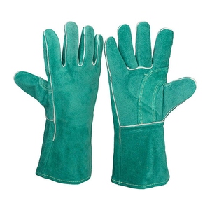 Gants de soudage en cuir de vachette, résistants à l'abrasion, haute qualité, ignifuges, pour la construction et la lutte contre les incendies - Product Image 1