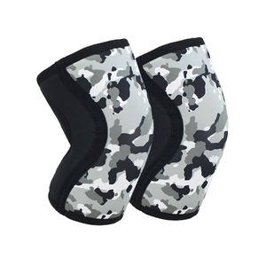 Wholesale Welkong Professional Thick Duty 5mm 7mm Nylon Knee Sleeve Weightlifting Compression Brace <b>Support</b> Sports Safety Guard - Product Image 5