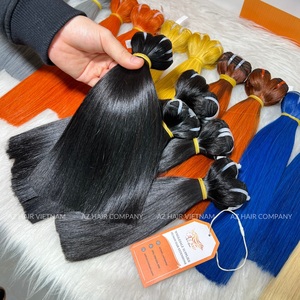 Listo para Enviar: Extensiones de Cabello Remy Virgen Vietnamita de 10'' 100% Sin Procesar, Liso Natural, Grado 12A, Negro Natural - Product Image 1
