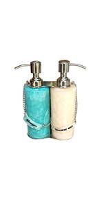 Hotel Supply Resin <b>Bathroom</b> <b>Accessories</b> <b>Set</b> Hospitality Room Amenities Soap Dispenser Hnad made resin soap dispenser - Product Image 4