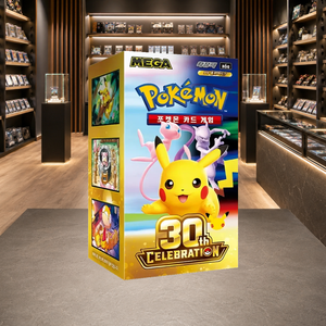 กล่องบูสเตอร์การ์ดโปเกมอนเกาหลีรุ่น M6a ฉลองครบรอบ 30 ปี สำหรับร้านขายของที่ระลึก นักสะสม และผู้ขายออนไลน์ - Product Image 5
