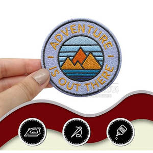 Latest Design Varsity Lady Embroidered Patch Personalized Chenille <b>Badge</b> for Fashion Apparel Decoration - Product Image 3