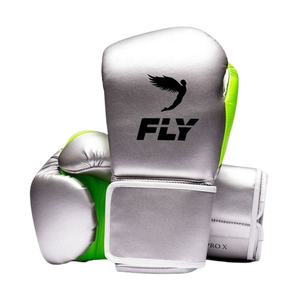 Guantes de Boxeo Fly Personalizados, 100% Cuero Genuino, Cierre de Gancho y Bucle, Guantes de Muay Thai y Sanda, Calidad Premium, Ligeros, para Sparring - Product Image 1