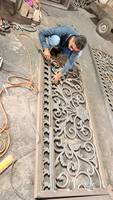 Panneau décoratif en fer forgé de qualité supérieure, balustrade métallique pour balcon, escalier, centre commercial, villa, résidence, cour extérieure