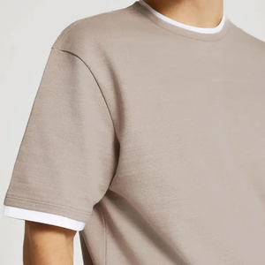 Camiseta de Corte Regular para Hombre, Cómoda, de Manga Corta, Cuello Redondo, Secado Rápido, 100% Algodón Jersey, Transpirable - Product Image 6