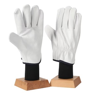 High Quality Cowhide Leather Driving <b>Gloves</b> with Non-Slip & Adjustable Wrist Strap All Seasons Use Customizable Options - Product Image 1