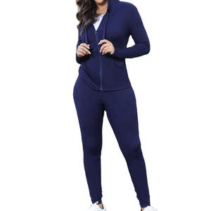 <b>Top</b> Enhancing Tracksuit For Women's Outdoor Wear Comfortable and heavyweight Breathable Full Zipper Women tracksuit - Product Image 4