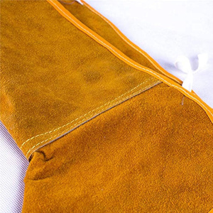 Protège-chaussures de soudage résistants au feu, protections de bottes en cuir croûte de vachette, robustes pour la lutte contre les incendies, la construction et les soudeurs - Product Image 5