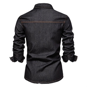 Chaqueta Vaquera Unisex Nueva 2025, Directo de Fábrica, Tallas Grandes, Temporada de Invierno, Cuello Alto, 100% Algodón, Transpirable, Secado Rápido - Product Image 3