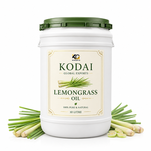Aceite Esencial de Limoncillo de Tamil Nadu 100% Puro y Natural de Primera Calidad, Destilado al Vapor, para Aromaterapia y Cuidado Facial, Kodai Global Export - Product Image 1