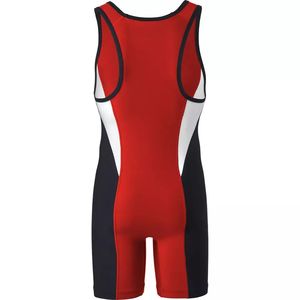 Men Printed Camouflage Red <b>White</b> Color Blocked Sleeveless Fitted Tank Top Shorts Set Moisture Wicking Breathable Quick Dry - Product Image 2