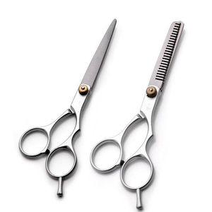<b>Barber</b> salon shears Scissors thinning scissors <b>Set</b> High Quality <b>Barber</b> Scissor/<b>barber</b> Scissors <b>Set</b> with Custom logo - Product Image 2