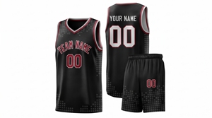 Ensemble de maillots de basket-ball sublimés personnalisés, couleur marron, col en V, sans manches, évacuation de l'humidité, uniformes d'équipe unisexes pour adultes - Product Image 6