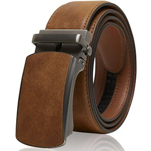 Cinturones de Vestir para Hombre de Alta Calidad y Estilo, de Cuero Genuino con Hebilla de Aleación, de 30 a 48 Pulgadas, Logotipo Personalizado OEM a Precios de Mayoreo - Product Image 1
