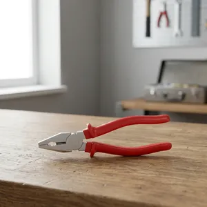 Dénudeur de fils industriel portable VRS 6, 7, 8 pouces, rouge, très résistant, en acier au carbone forgé, avec poignée moulée en plastique, pour la coupe - Product Image 4