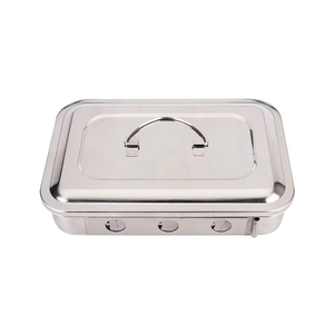 Plateaux pour instruments dentaires manuels en acier inoxydable de taille personnalisée, boîtes de traitement chirurgical certifiées CE pour usage hospitalier - Product Image 6