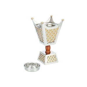Quemador de incienso Bakhoor de calidad superior, diseño estándar, soporte de incienso de metal martillado para decoración del hogar y difusor de aromaterapia. - Product Image 6
