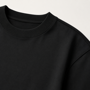 T-shirt jersey streetwear homme surdimensionné personnalisé 300 GSM, 100 % coton, manches courtes, col rond, écologique et respirant - Product Image 2