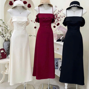 Elegante Vestido Maxi para Mujer, Diseño Sencillo, de Seda, Cómodo, Casual y Formal para Diversos Eventos - Product Image 1
